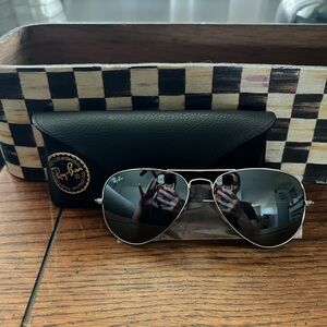 Ray-Ban Silver Aviators (New)
